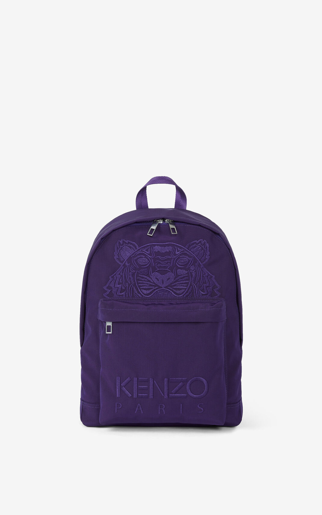 Kenzo Vászon Kampus Tiger Hátizsák Férfi Lila | ID.699617